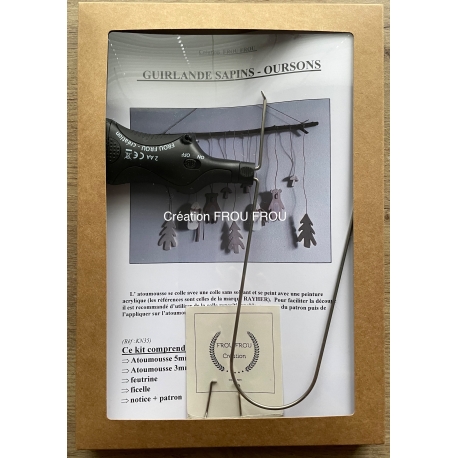 Coffret Découverte "guirlande sapins - oursons"